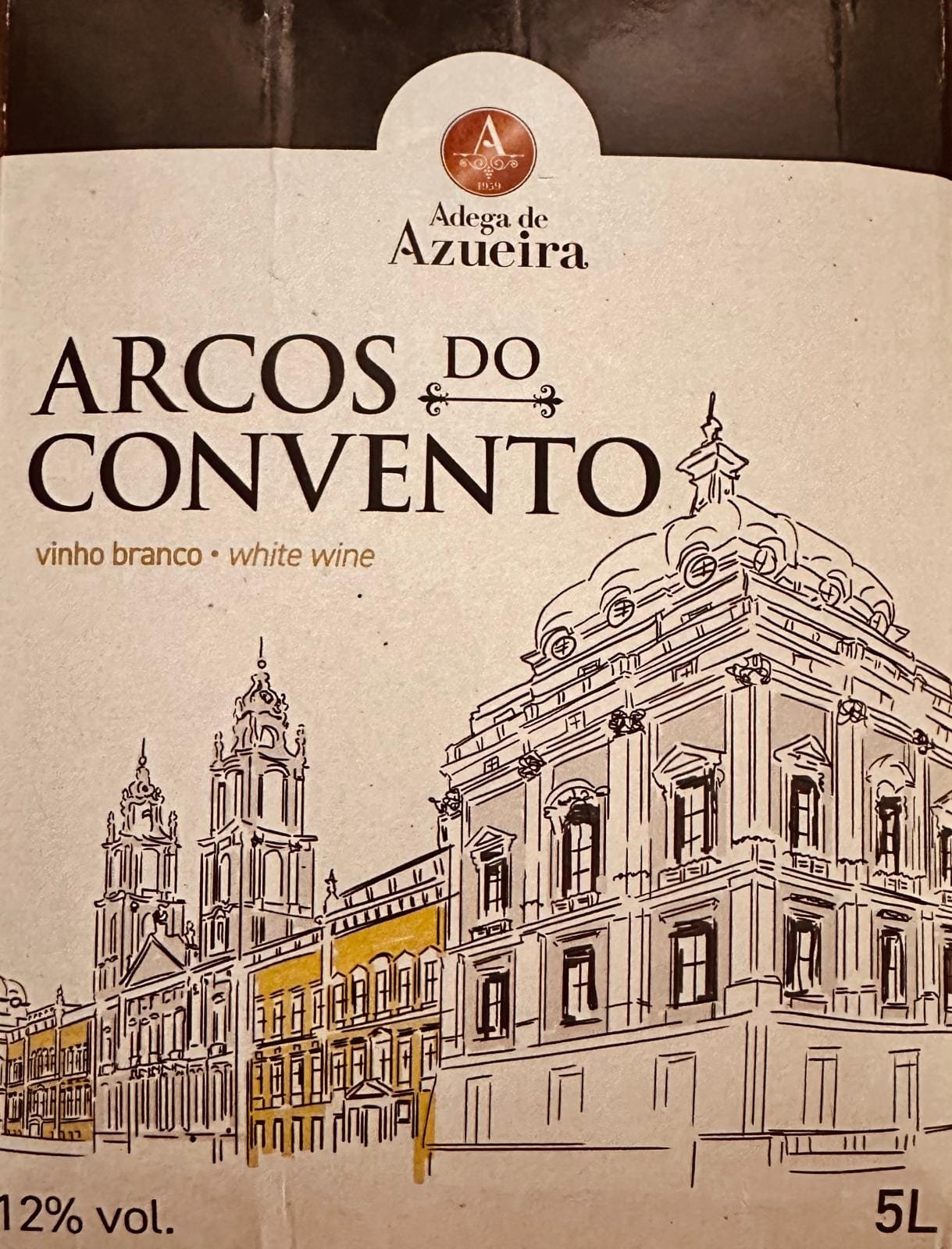 Arcos do Convento Boxed White Wine 3 Arcos do Convento Boxed White Wine