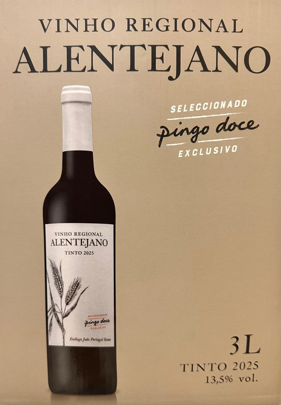 Pingo Doce Alentejano Boxed Red Wine